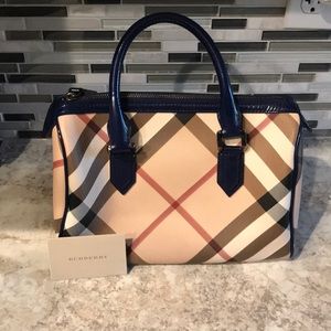 Burberry top handle bag